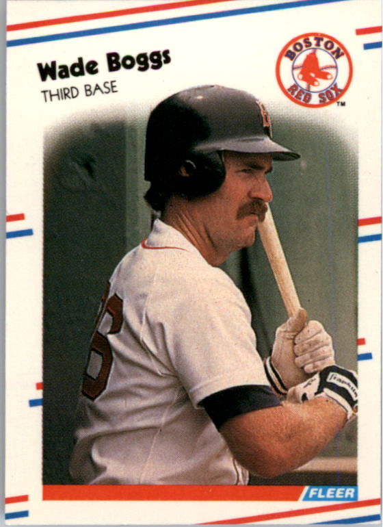 1988 Fleer Mini Baseball Cards 004      Wade Boggs